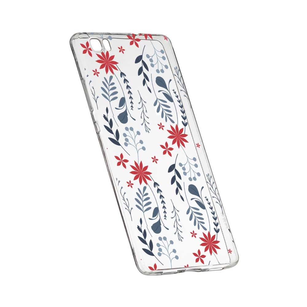 Husa pentru Sony XA, Silicon, Slim, Motive florale, 155