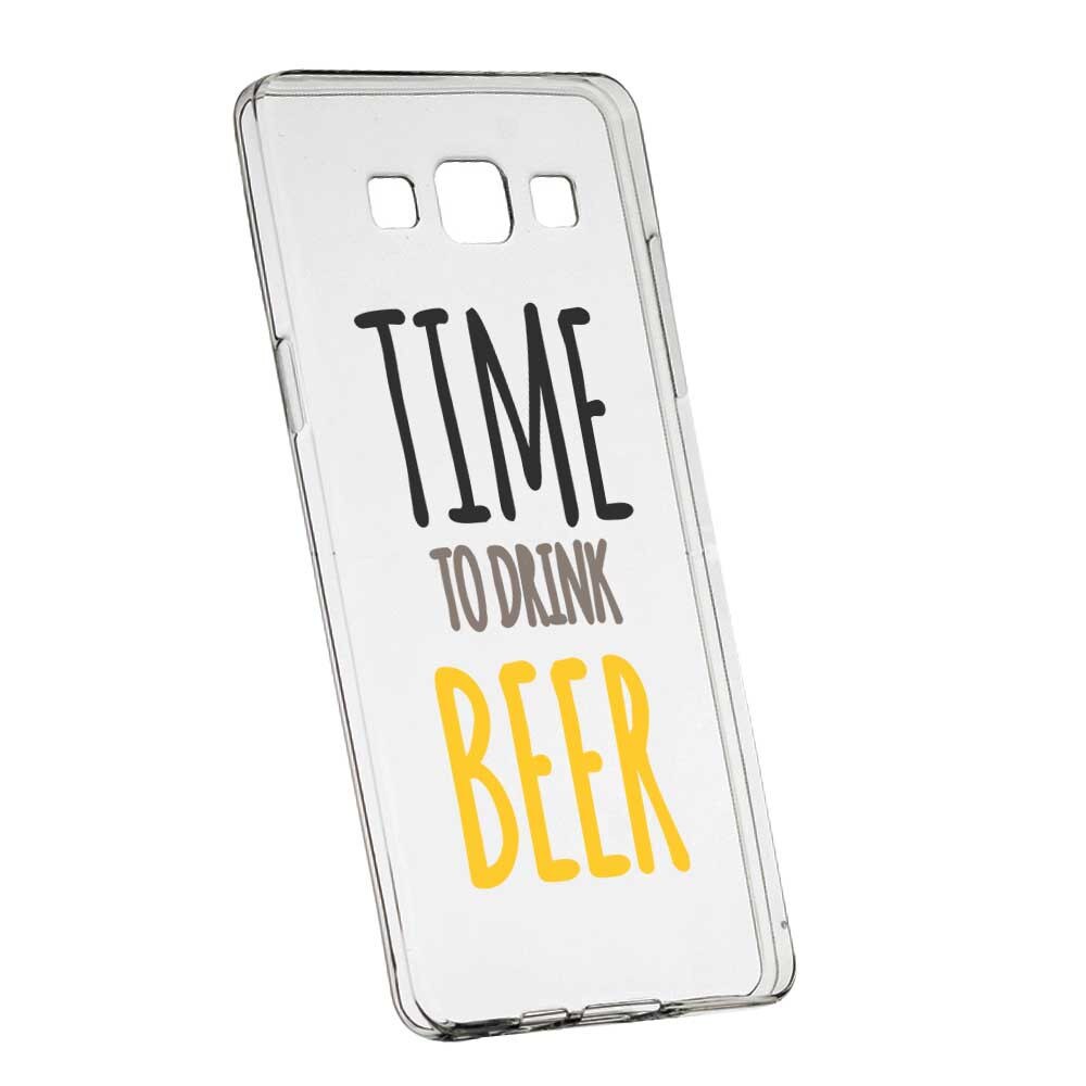 Husa pentru Samsung Galaxy A3, Silicon, Slim, Bere, 157