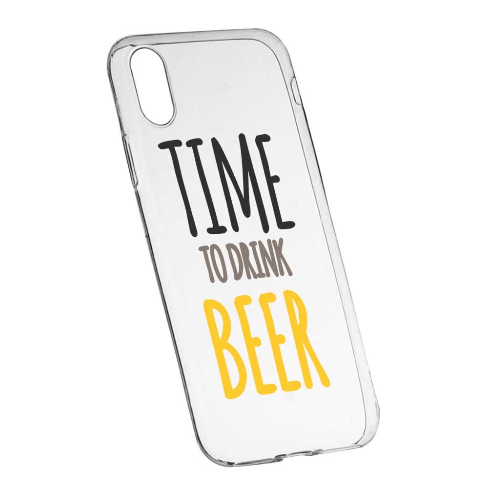 Husa pentru Apple iPhone X, Silicon, Slim, Bere, 157