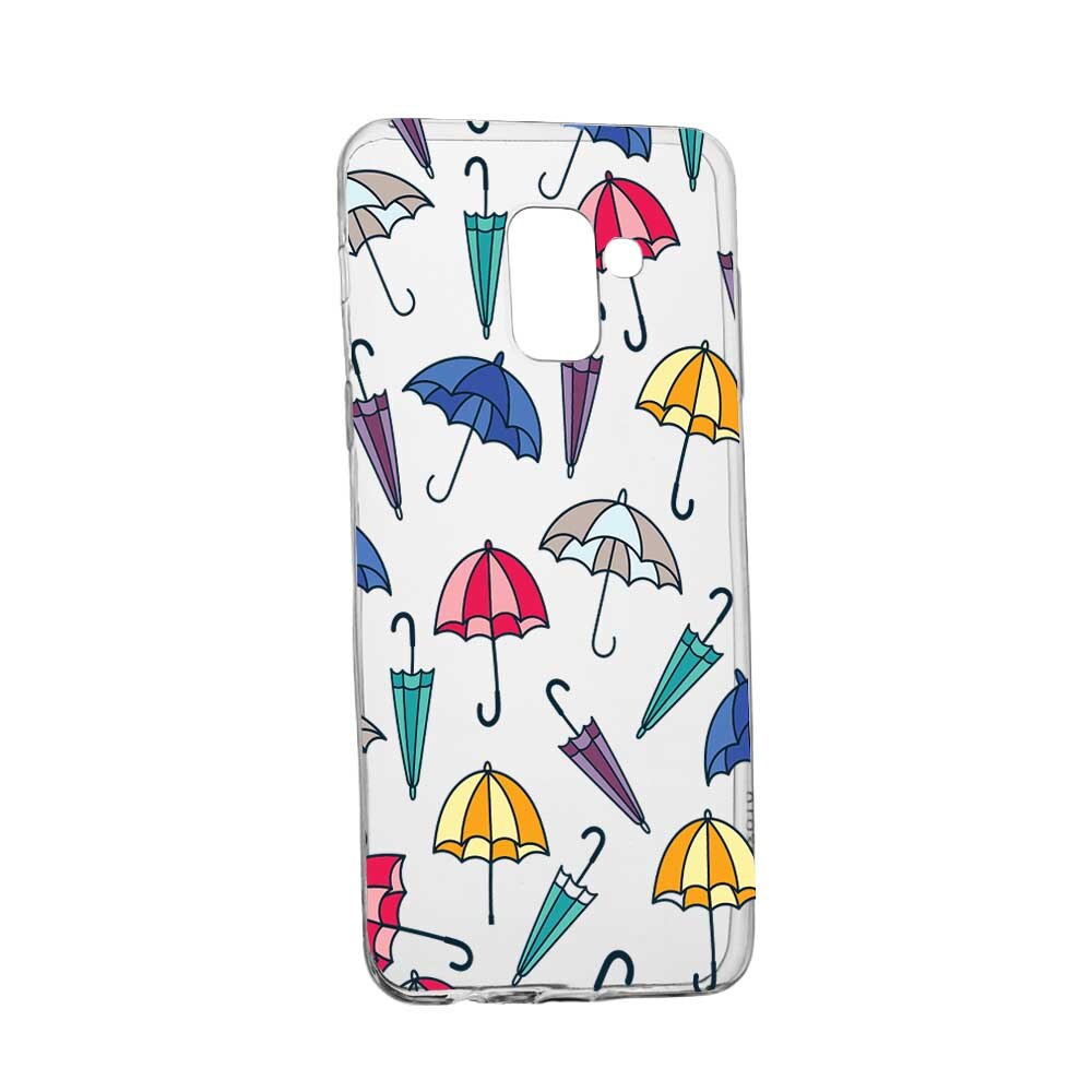 Husa pentru Samsung Galaxy A6 2018, Silicon, Slim, Umbrela, 159
