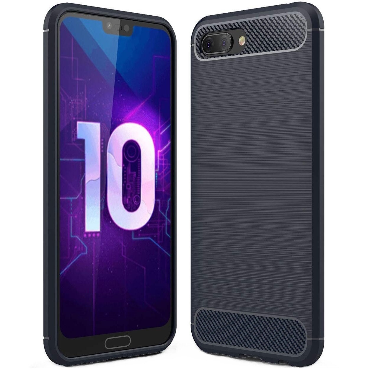 Husa de protectie Air Carbon pentru Huawei Honor 10, Dark Blue