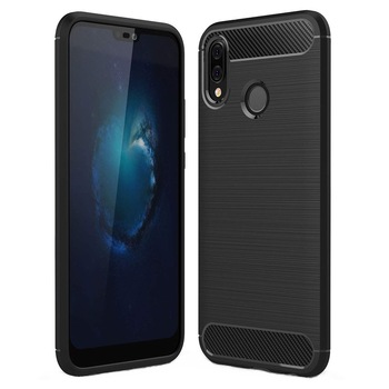 Husa de protectie Air Carbon pentru Huawei P20 Lite, Negru Husa de protectie Air Carbon pentru Huawei P20 Lite, Negru