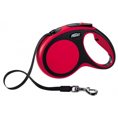 Lesa Trixie Flexi New Comfort Cu Banda Rosu M 5 m 25 kg 21353