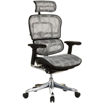 Scaun QMOBILI Ergohuman v2 Plus Elite, mesh ZB Alb, tetiera 2D, suport lombar, brate reglabile 4D, sezut translabil Scaun QMOBILI Ergohuman v2 Plus Elite, mesh ZB Alb, tetiera 2D, suport lombar, brate reglabile 4D, sezut translabil