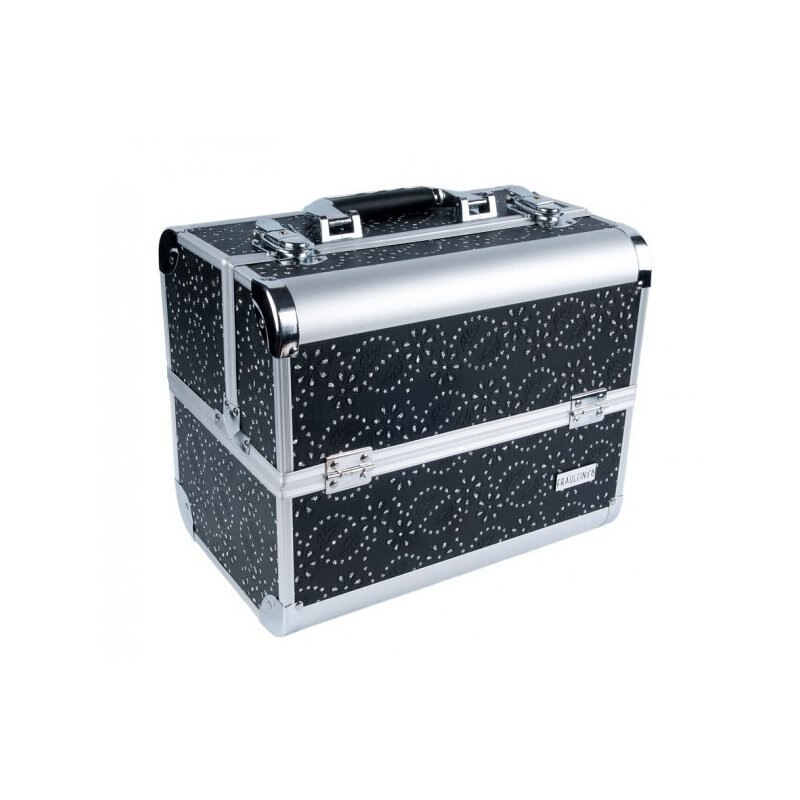 Geanta Cosmetice Medie-Negru cu cristale