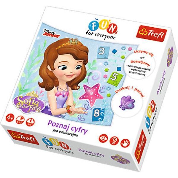 Joc educativ Trefl Sofia Intai Fun For Everyone, Invata numerele