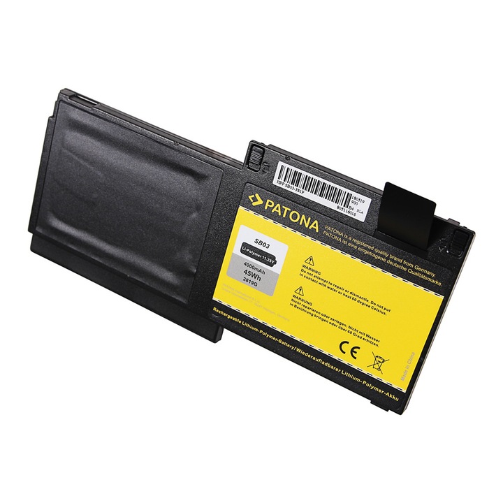 Acumulator Patona pentru HP SB03 Elitebook 720 Serie 725 Serie 825 Serie HSTNN-LB4T 4000 mAh