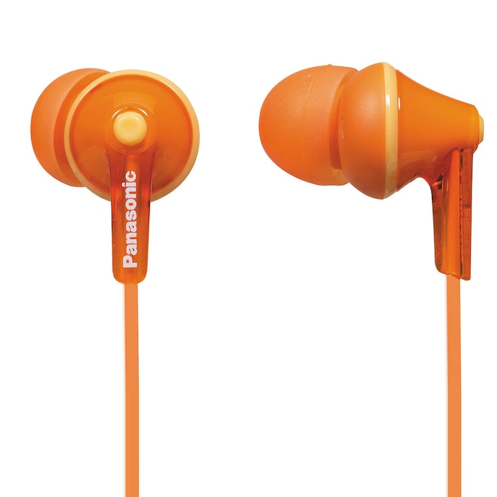 Panasonic RP-HJE125E-D in-ear fülhallgató, Narancssárga