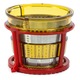 Storcator de fructe si legume cu melc Oursson JM7002/RD, 240 W, recipient suc 1 L, autocuratare, Rosu