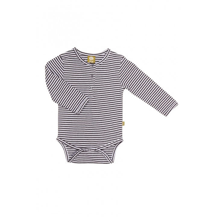 Costum body Penn din bumbac organic, model in dungi