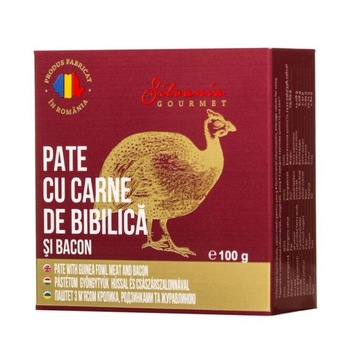 Pate de bibilica cu bacon, Silvania Gourmet, 100 gr Pate de bibilica cu bacon, Silvania Gourmet, 100 gr