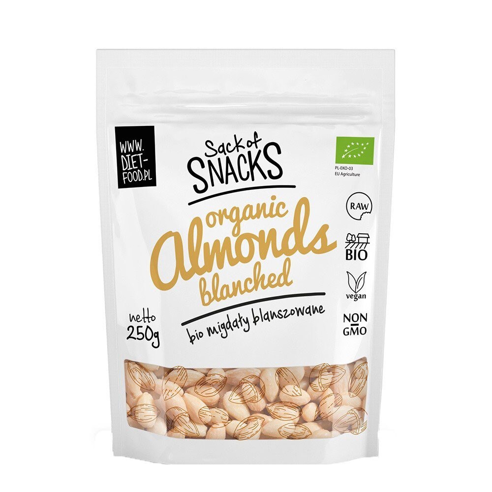 Migdale blansate bio 250g