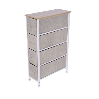 Comoda Grunberg , 20 x 48 x 75.5 cm, 4 sertare , BEJ/ALB, TB70 Comoda Grunberg , 20 x 48 x 75.5 cm, 4 sertare , BEJ/ALB, TB70