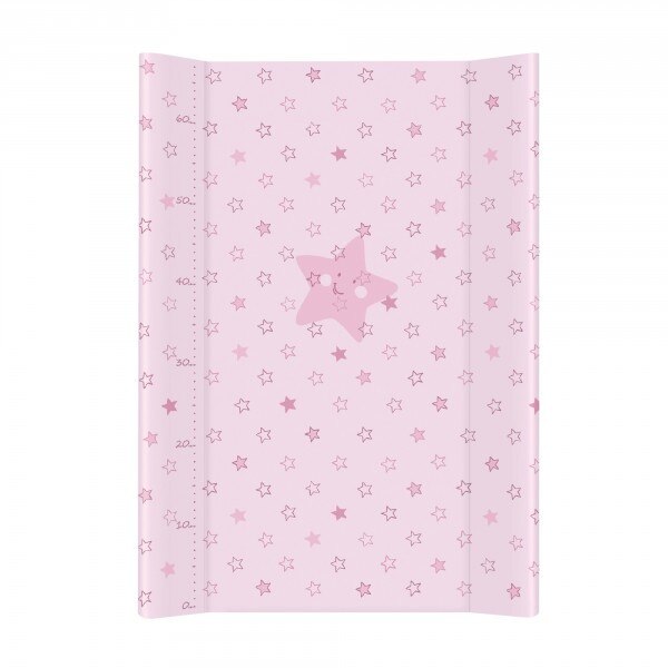 Masa de infasat Ceba Stea Roz 50*80 capat deschis bebelusi