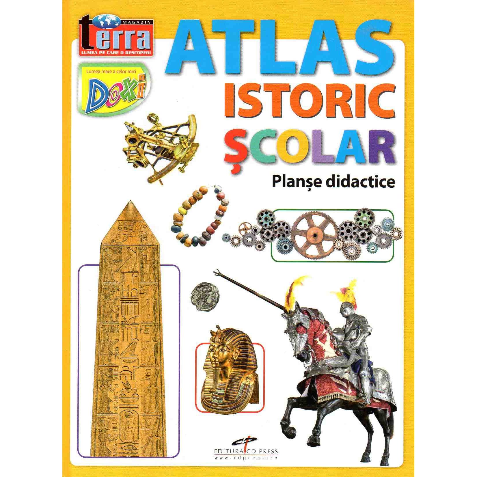 Atlas istoric scolar, autor Dragos Sebastian Becheru
