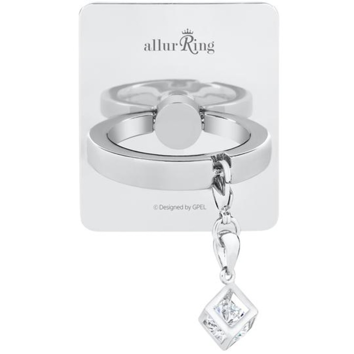 BRODY telefongyűrű Silver Cube