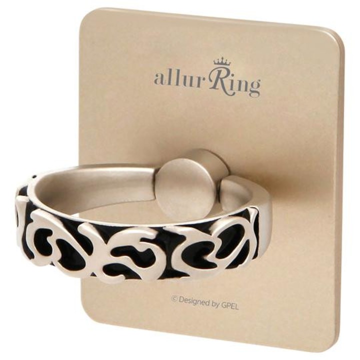 CALIFA telefongyűrű Matte Choco Gold