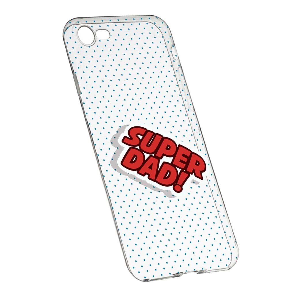 Husa pentru Apple iPhone 7 / 8, Silicon, Slim, Super Dad, 161