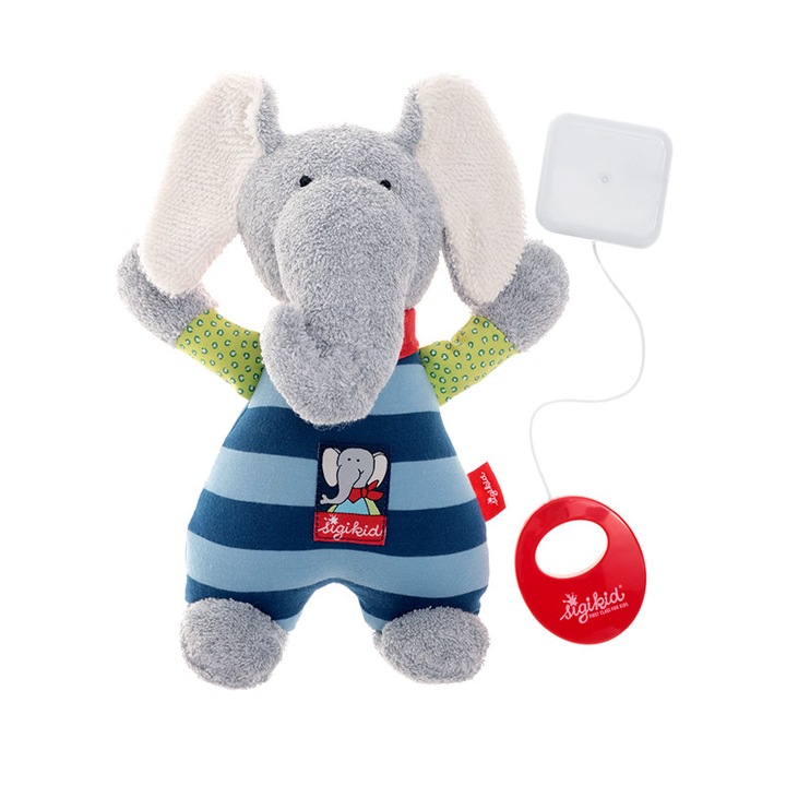 Музикално плюшено слонче Sigikid Lolo Lombardo