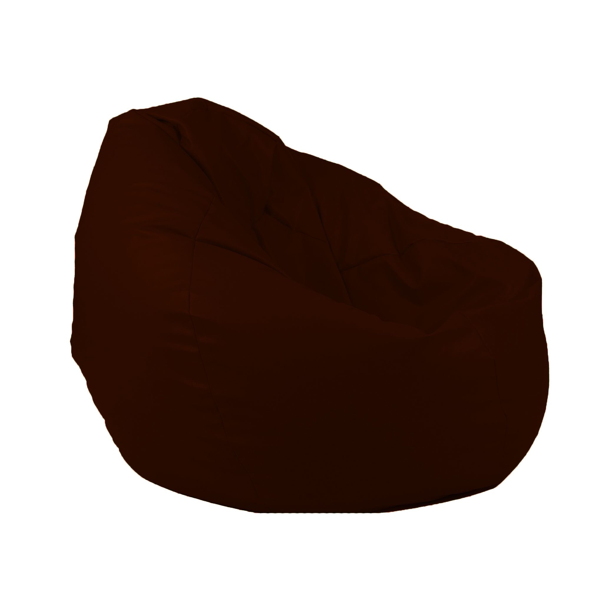 Fotoliu Puf tip Sac Nirvana Gigant - Teteron Chocolatte (pretabil si la exterior) umplut cu perle polistiren