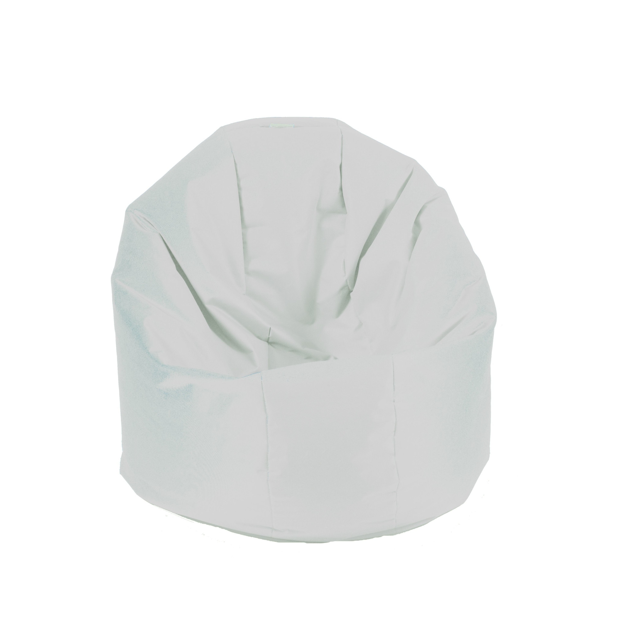Fotoliu Beanbag Ralaxo - Teteron Dusty White (pretabil si la exterior) umplut cu perle polistiren