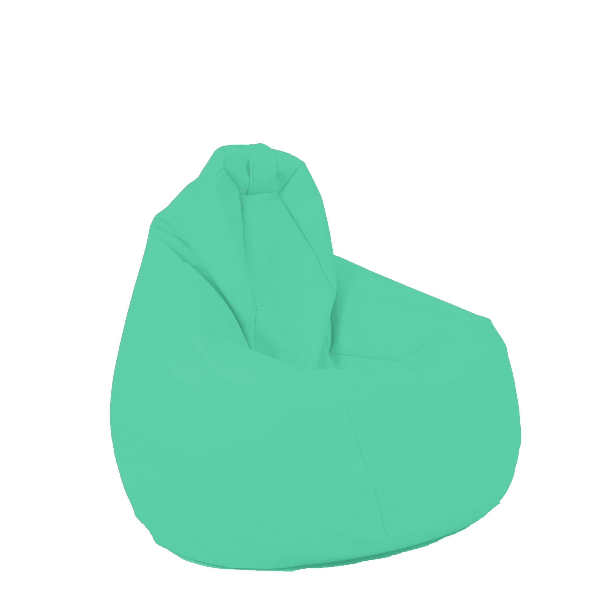 Fotoliu Pufrelax tip Sac Nirvana Hobbit Panama, Light Mint , pretabil si la exterior, husa detasabila, umplut cu perle polistiren