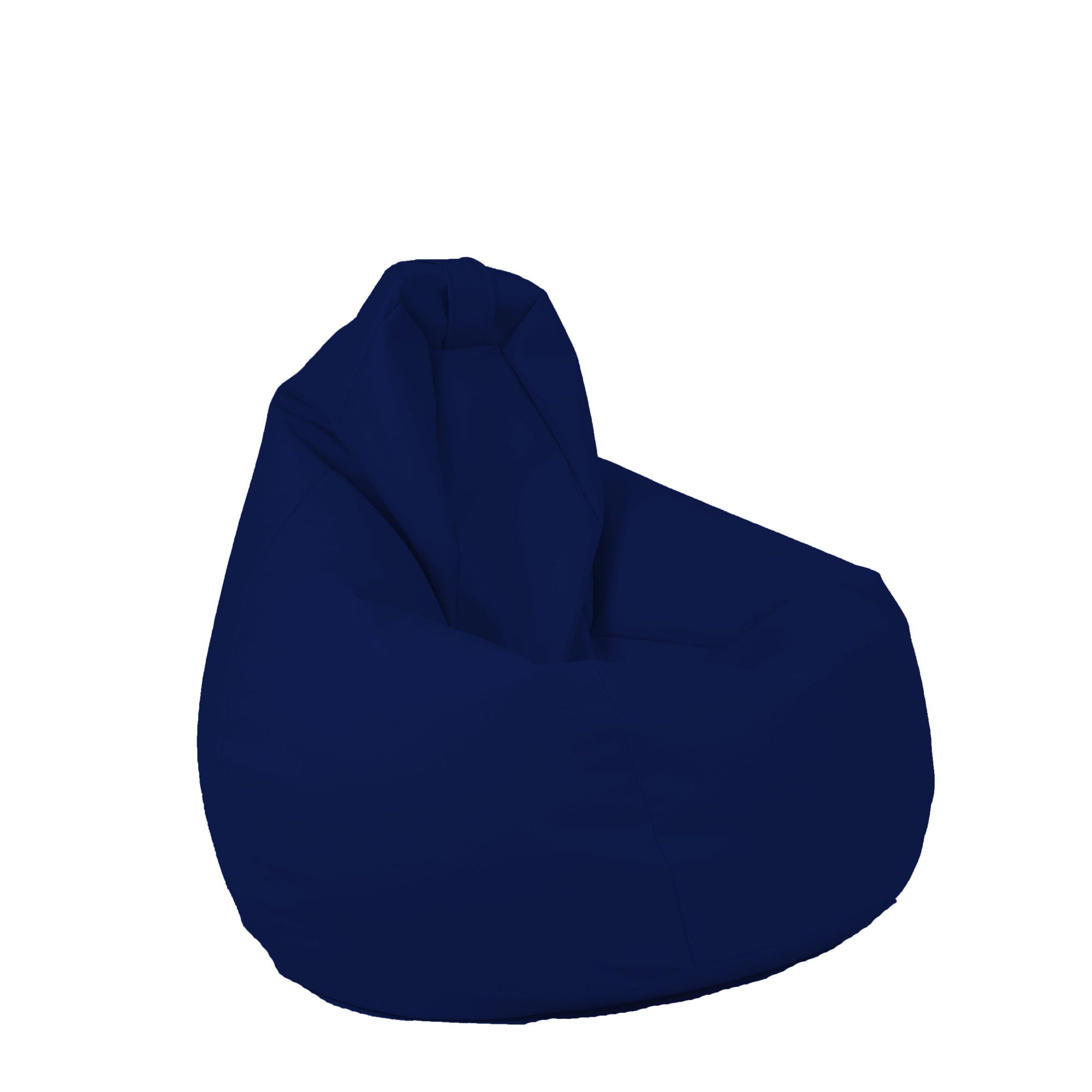 Fotoliu Pufrelax tip Sac Nirvana Hobbit Panama, Indigo, pretabil si la exterior, husa detasabila, umplut cu perle polistiren