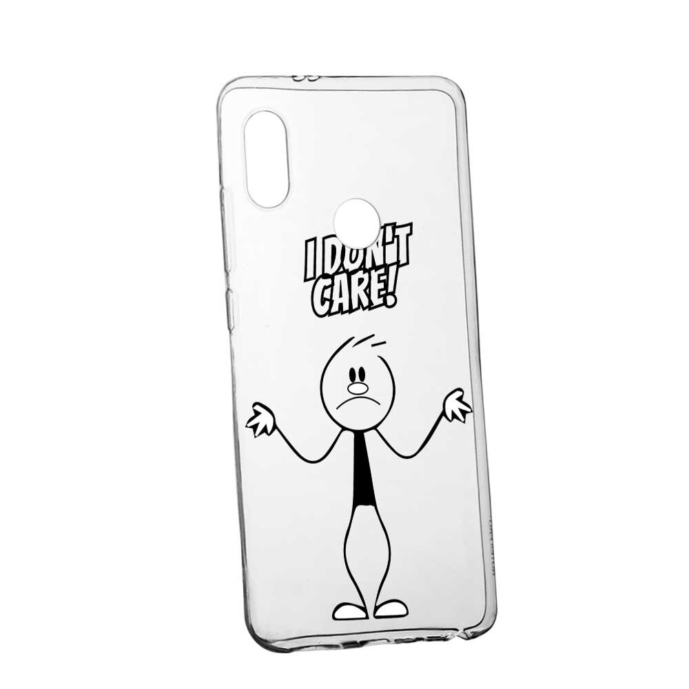 Husa pentru Xiaomi Mi8, Silicon, Slim, I Don`t Care, 162