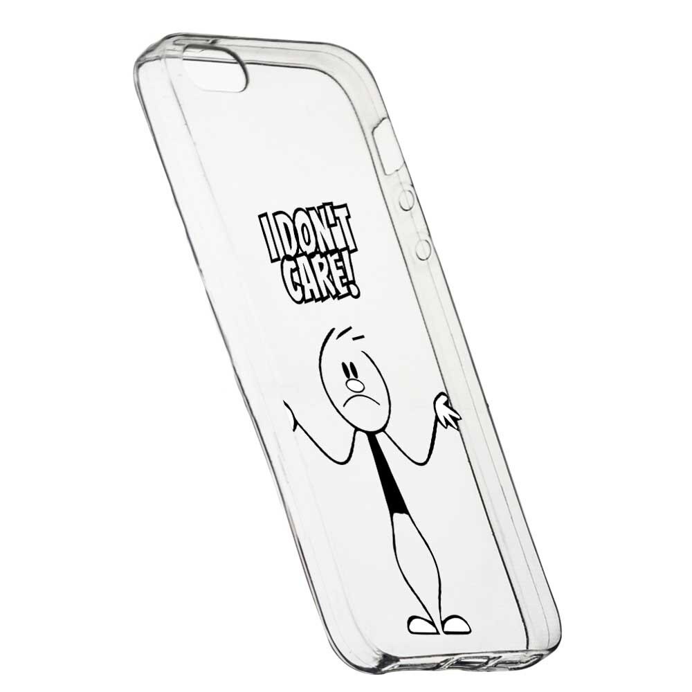 Husa pentru Apple iPhone 5 / 5S / SE, Silicon, Slim, I Don`t Care, 162