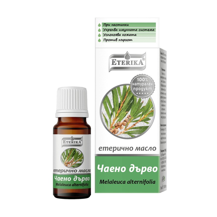 Етерично масло от чаено дърво Етерика, 10мл