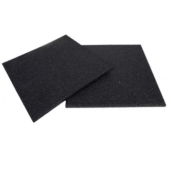 Dale / Pavele din cauciuc, Eco-Gym, Negru, 500 x 500 x 15 mm Dale / Pavele din cauciuc, Eco-Gym, Negru, 500 x 500 x 15 mm