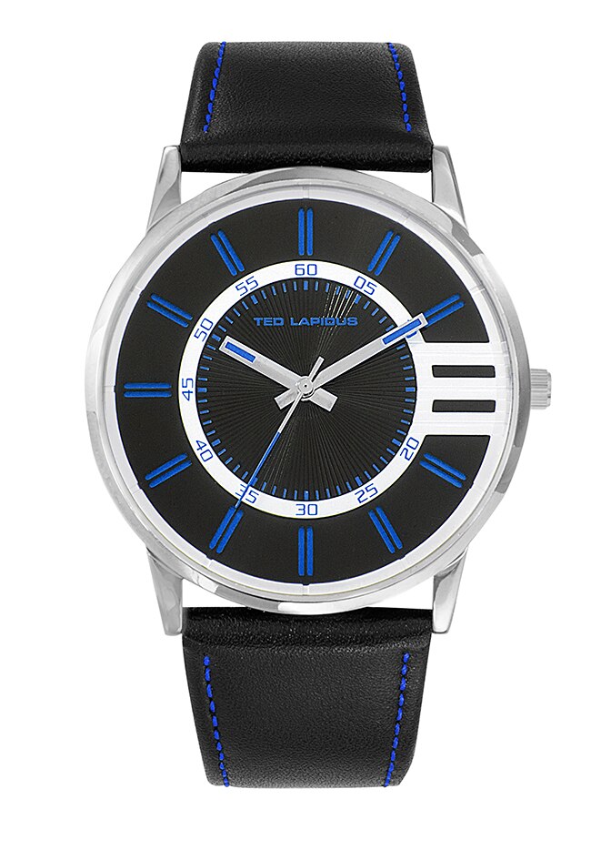 Ceas pentru barbati, Ted Lapidus, curea din piele neagra, 5132001