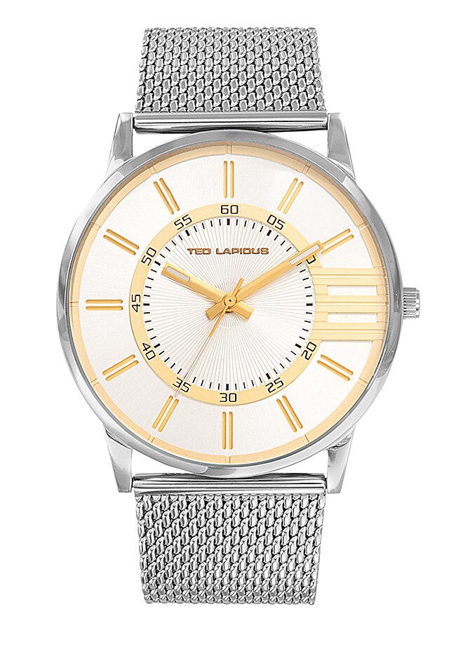 Ceas pentru barbati, Ted Lapidus, curea metalica argintie, 5132009