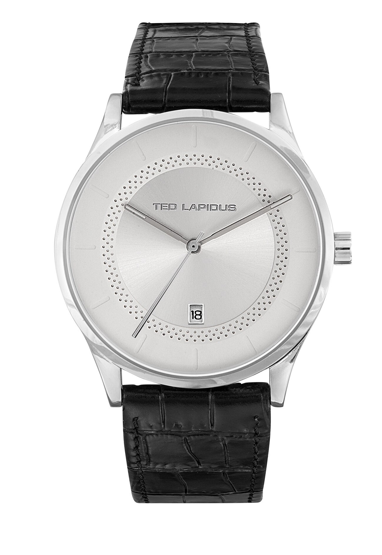 Ceas pentru barbati, Ted Lapidus, curea din piele neagra, 5131906