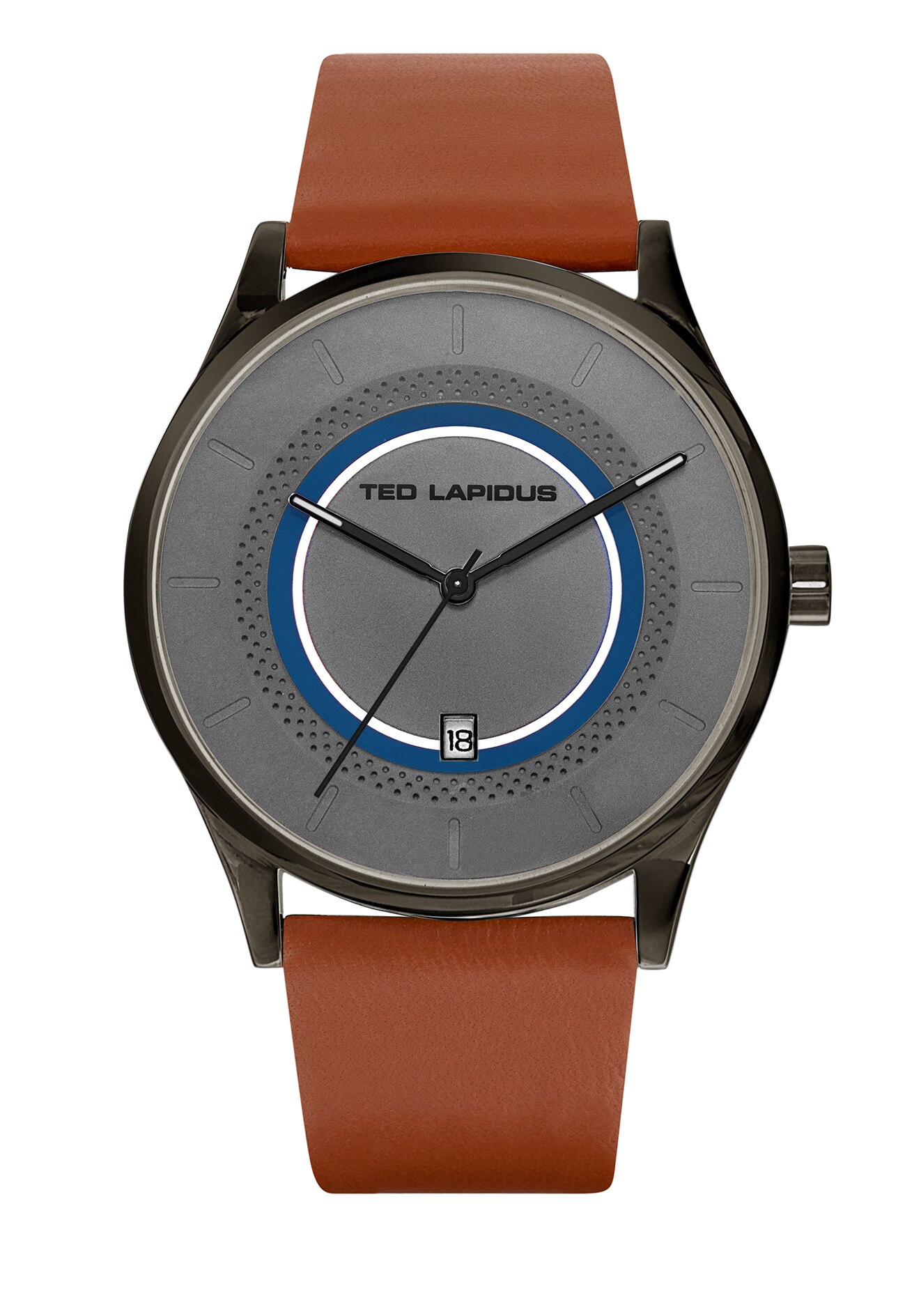 Ceas pentru barbati, Ted Lapidus, curea din piele maro, 5131904