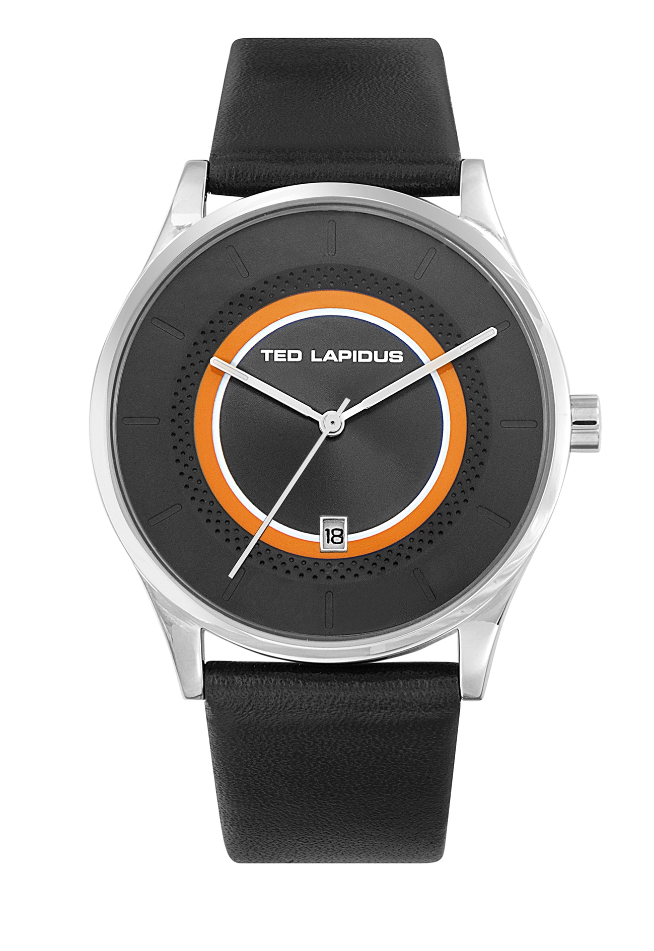 Ceas pentru barbati, Ted Lapidus, curea din piele neagra, 5131901