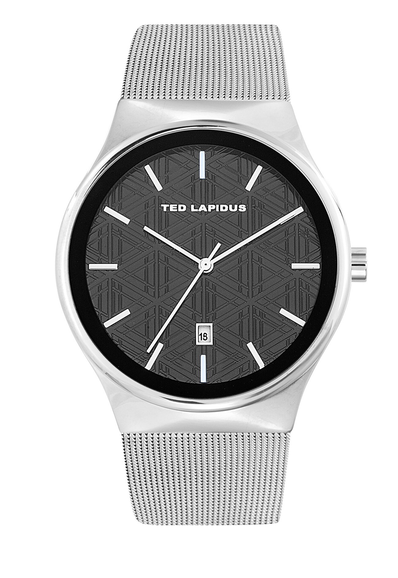 Ceas pentru barbati, Ted Lapidus, curea metalica argintie, 5131802