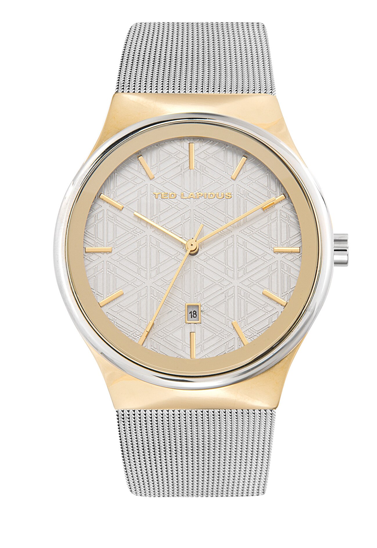 Ceas pentru barbati, Ted Lapidus, curea metalica argintie, 5131801