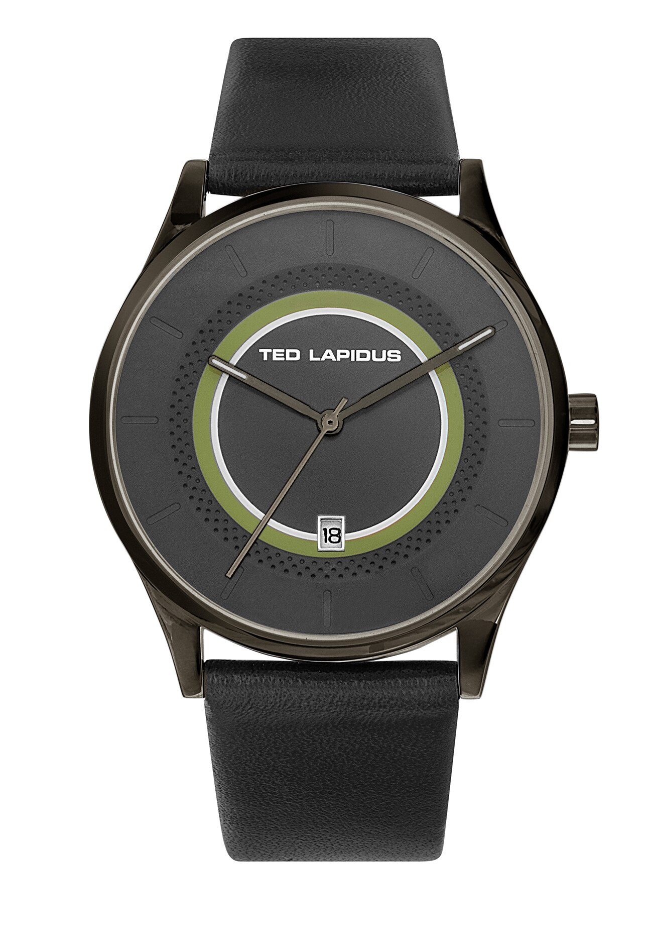 Ceas pentru barbati, Ted Lapidus, curea din piele neagra, 5131903