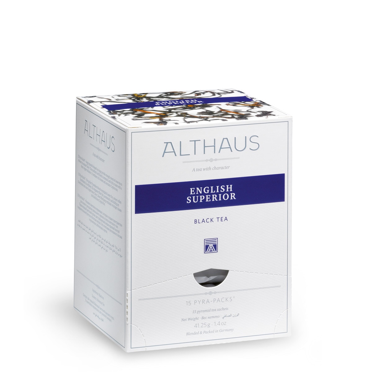 Ceai negru English Superior Pyra Pack Althaus 15 x 2,75 g