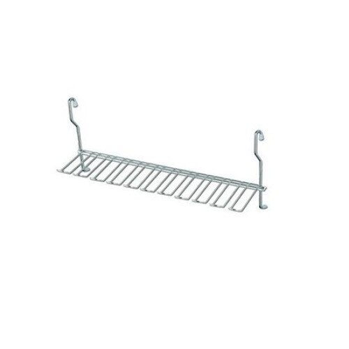 Suport iMK® cu agatatoare pentru vase si pahare, Metal, 44x17x20.5 cm, Argintiu