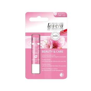 Balsam de buze Lavera Beauty & Care Lip Balm Rose Balsam de buze Lavera Beauty & Care Lip Balm Rose
