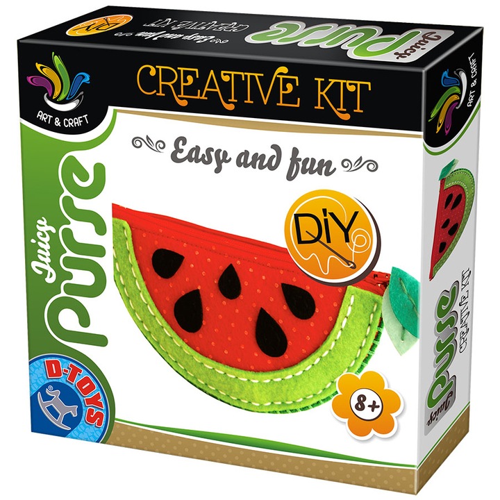 Joc creativ D-Toys - Set de creat portofel, pepene