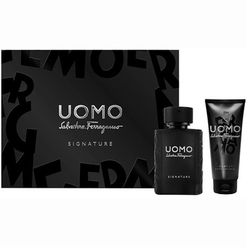 Set Salvatore Ferragamo, Uomo Signature, Barbati: Apa de Parfum, 50 ml + Gel de dus, 100 ml Set Salvatore Ferragamo, Uomo Signature, Barbati: Apa de Parfum, 50 ml + Gel de dus, 100 ml