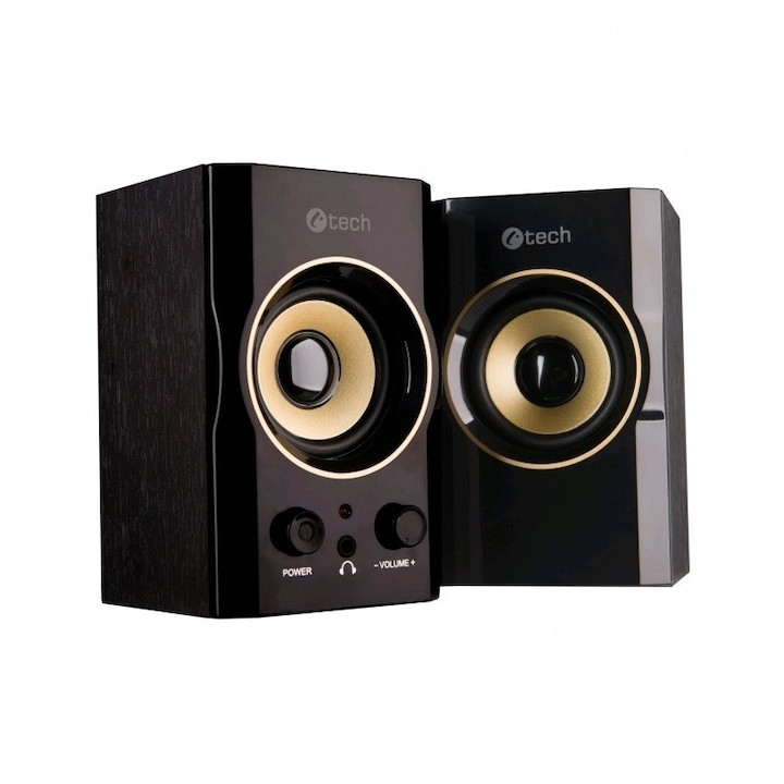 Колонки C-TECH SPK-11, 2.0, 5W, USB Power, Черен