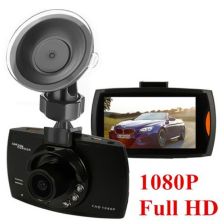 Видеорегистратор за автомобил JS C218, HD car DVR, Черен