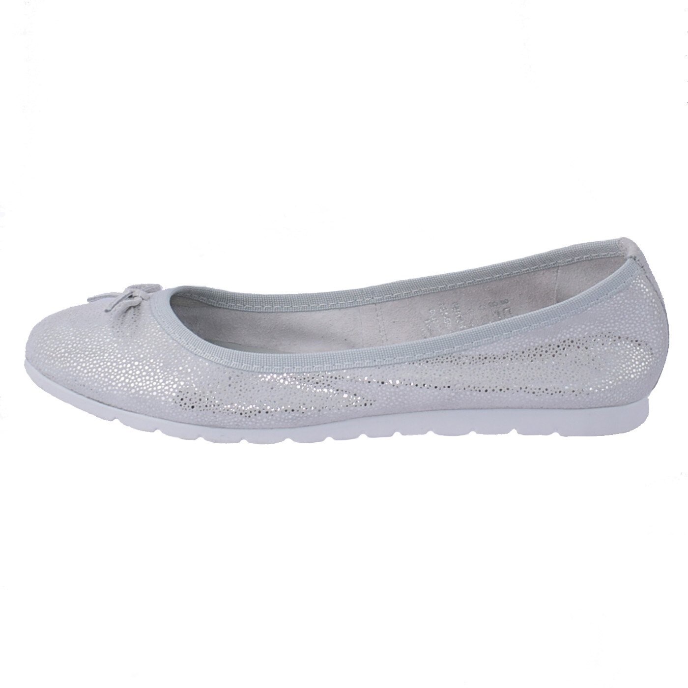 Balerini dama, din piele naturala, marca Marco Tozzi, 2-22123-20-13, alb, Alb, 36