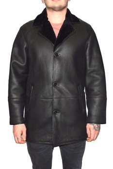 Cojoc barbati, din blana naturala, marca Kurban, 2-01-95, negru, Negru, S Cojoc barbati, din blana naturala, marca Kurban, 2-01-95, negru, Negru, S