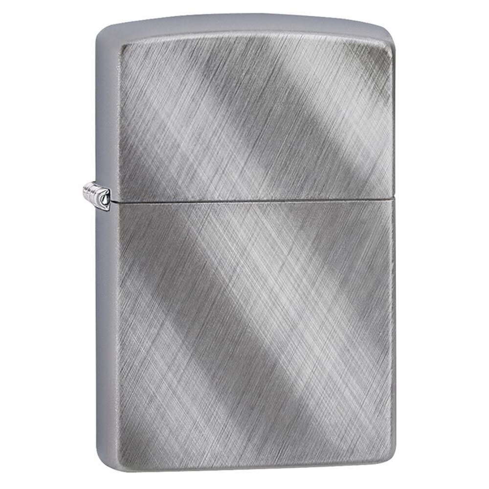 Bricheta Zippo Diagonal Weave Grey Shades