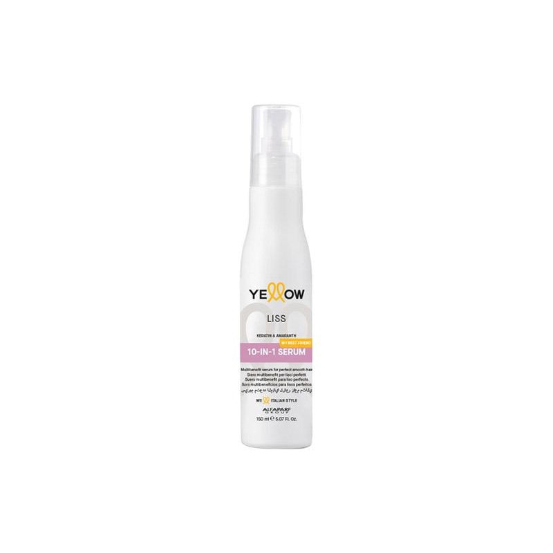Ser pentru par intins Yellow Liss keratin & amaranth 10-in1 serum 150ml